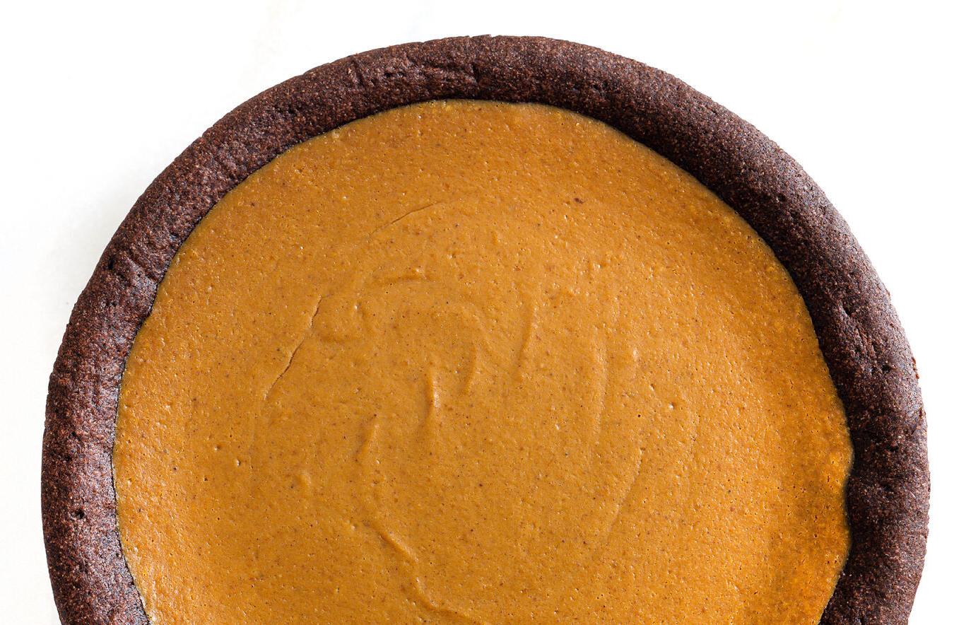 Roasted kabocha pie